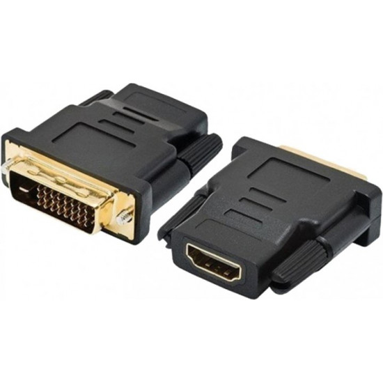  Переходник Voltronic HDMI (мама)/DVI-I 24+5 (папа) Black Q50 (2000000164021)