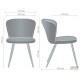 AMF dining chair Enrico beech/latte 521364 AMF dining chair Enrico beech/latte 521364