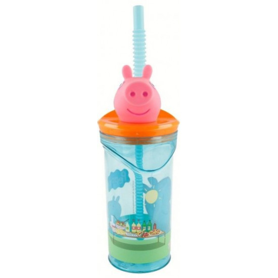 Склянка Stor Peppa Pig - Core, Figurine Tumbler 360 ml Склянка Stor Peppa Pig - Core, Figurine Tumbler 360 ml