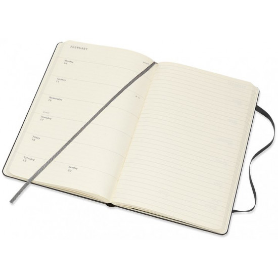 Еженедельник Moleskine 2021-2022 13 х 21 см 208 страниц Черный (8056420856224) Еженедельник Moleskine 2021-2022 13 х 21 см 208 страниц Черный (8056420856224)