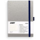 Notebook Lamy A6 192 pages lined Chrome and Blue (4014519721079)