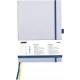 Notebook Lamy A5 192 pages lined Chrome and Blue (4014519721048) Notebook Lamy A5 192 pages lined Chrome and Blue (4014519721048)