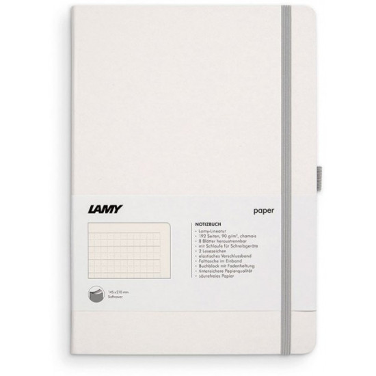 Записная книга Lamy A5 192 страницы в линейку Белая Мягкая (4014519721109) Записная книга Lamy A5 192 страницы в линейку Белая Мягкая (4014519721109)