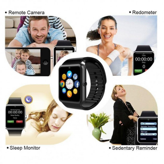 Розумні годинники Smart Watch GT08 Black