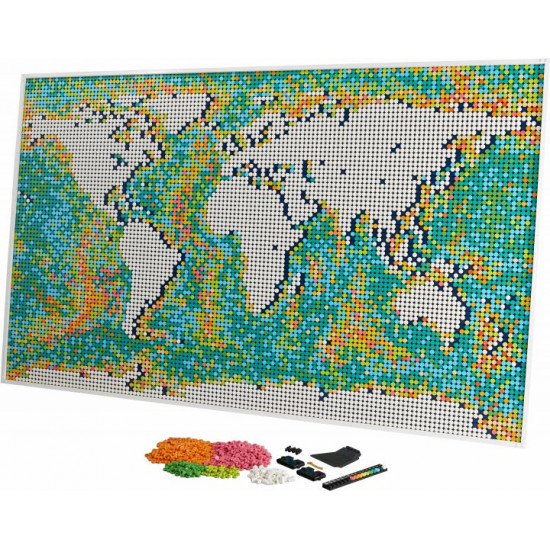 Constructor LEGO Art World map 11695 parts (31203) Constructor LEGO Art World map 11695 parts (31203)