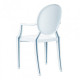 Designer chair Doris SDM, plastic, with armrests, white Designer chair Doris SDM, plastic, with armrests, white