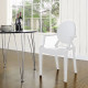 Designer chair Doris SDM, plastic, with armrests, white Designer chair Doris SDM, plastic, with armrests, white