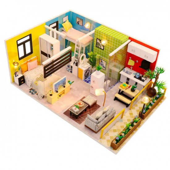 3D Roombox Interior constructor DIY House Hongda craft “Bright Life” (M043) 3D Roombox Interior constructor DIY House Hongda craft “Bright Life” (M043)