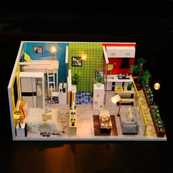 3D Roombox Interior constructor DIY House Hongda craft “Bright Life” (M043) 3D Roombox Interior constructor DIY House Hongda craft “Bright Life” (M043)