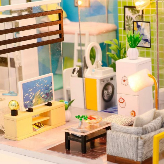 3D Roombox Interior constructor DIY House Hongda craft “Bright Life” (M043) 3D Roombox Interior constructor DIY House Hongda craft “Bright Life” (M043)