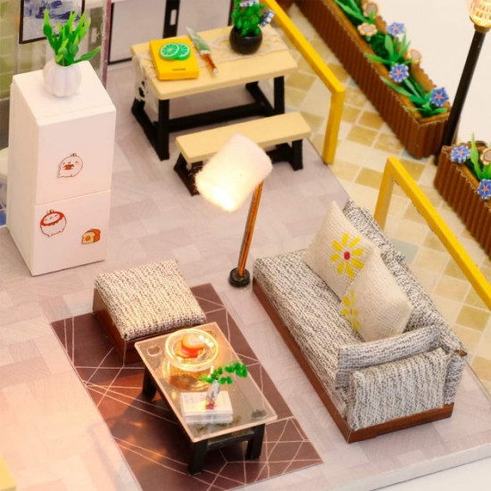 3D Roombox Interior constructor DIY House Hongda craft “Bright Life” (M043) 3D Roombox Interior constructor DIY House Hongda craft “Bright Life” (M043)