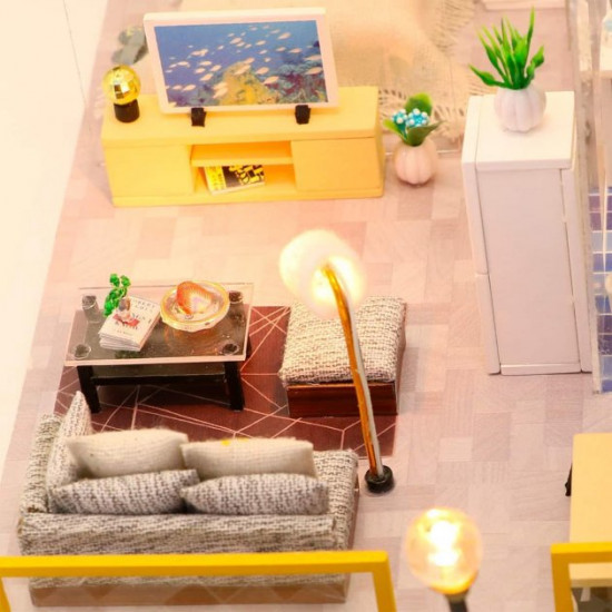 3D Roombox Interior constructor DIY House Hongda craft “Bright Life” (M043) 3D Roombox Interior constructor DIY House Hongda craft “Bright Life” (M043)