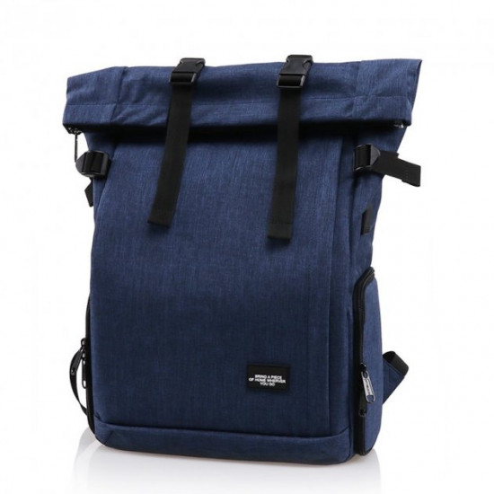 Фоторюкзак rolltop Lightpro MY01 з відділом під ноутбук синій (mrk6584) Фоторюкзак rolltop Lightpro MY01 з відділом під ноутбук синій (mrk6584)