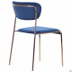 Стул AMF Alphabet A gold/royal blue 545702 Стул AMF Alphabet A gold/royal blue 545702