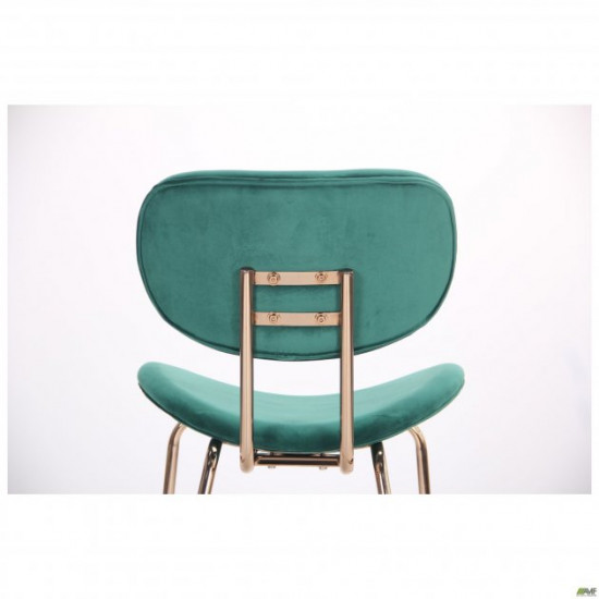 Стул AMF Alphabet D gold/dark green 545708 Стул AMF Alphabet D gold/dark green 545708