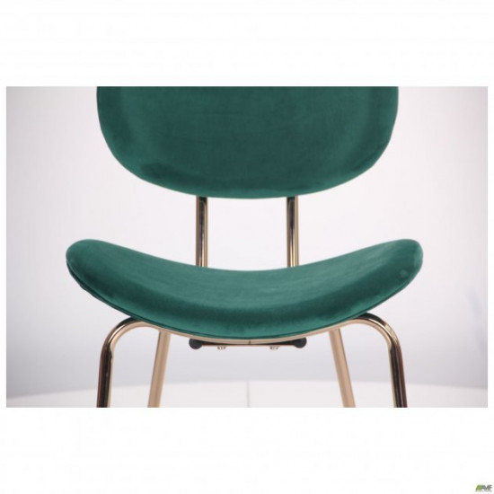 Стул AMF Alphabet D gold/dark green 545708 Стул AMF Alphabet D gold/dark green 545708