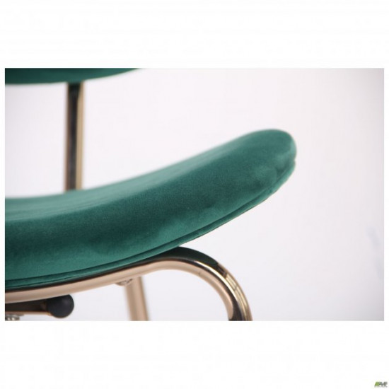 Стул AMF Alphabet D gold/dark green 545708 Стул AMF Alphabet D gold/dark green 545708