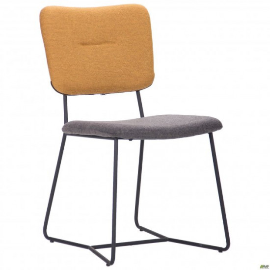 Стул AMF Alphabet G black/yellow gray 545713 Стул AMF Alphabet G black/yellow gray 545713