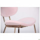 Стул AMF Alphabet D gold/pink 545709 Стул AMF Alphabet D gold/pink 545709