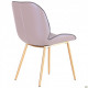 AMF dining chair Doris gold/PU creamy white 547062 AMF dining chair Doris gold/PU creamy white 547062
