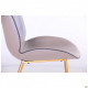 AMF dining chair Doris gold/PU creamy white 547062 AMF dining chair Doris gold/PU creamy white 547062