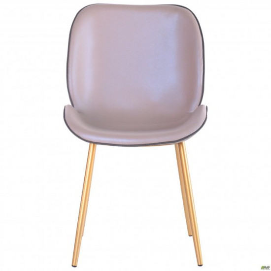 AMF dining chair Doris gold/PU creamy white 547062 AMF dining chair Doris gold/PU creamy white 547062