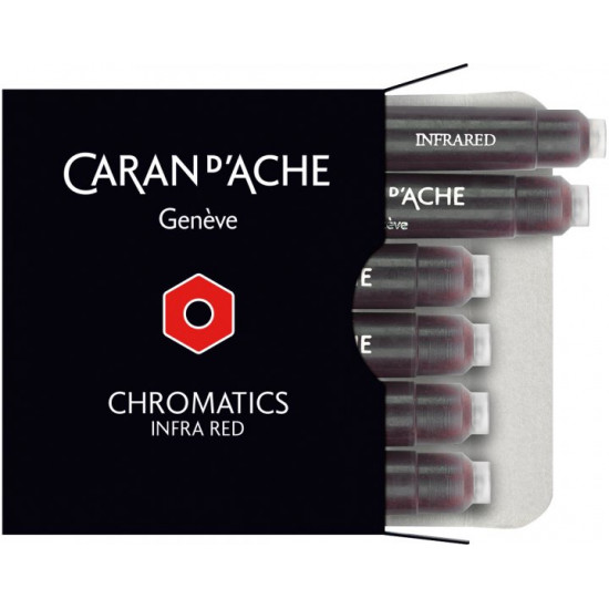  Набор чернильных картриджей Caran d'Ache Chromatics Красных 6 шт (7630002329859)
