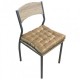 Chair cushion Cedar in Lebanon series Elite Velor square quilted 40x40x6 beige (3165) Chair cushion Cedar in Lebanon series Elite Velor square quilted 40x40x6 beige (3165)