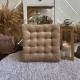Chair cushion Cedar in Lebanon series Elite Velor square quilted 40x40x6 beige (3165) Chair cushion Cedar in Lebanon series Elite Velor square quilted 40x40x6 beige (3165)