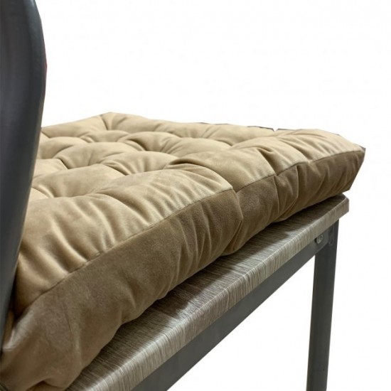 Chair cushion Cedar in Lebanon series Elite Velor square quilted 40x40x6 beige (3165) Chair cushion Cedar in Lebanon series Elite Velor square quilted 40x40x6 beige (3165)