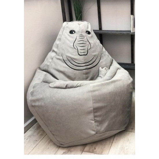 Chair bag Art Decor Zhdun gray with removable cover Chair bag Art Decor Zhdun gray with removable cover