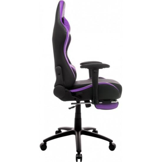 Крісло для геймерів GT RACER X-2534-F Black/Violet Крісло для геймерів GT RACER X-2534-F Black/Violet