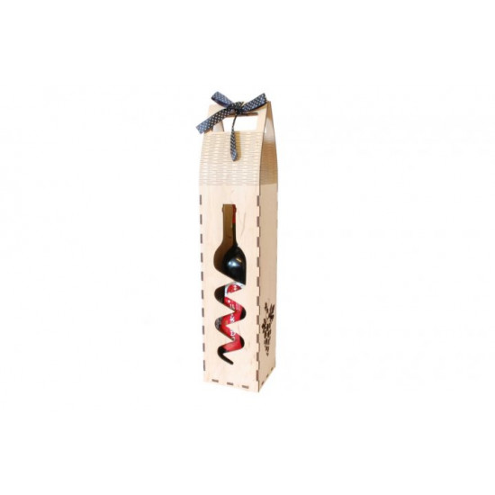Wine box with handle (Wooden Wine Box 0050) Wine box with handle (Wooden Wine Box 0050)