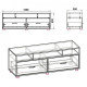 TV stand Companit Plasma Wenge TV stand Companit Plasma Wenge