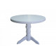 Dining folding round table 100x100 (140x100) cm ST-2 white Dining folding round table 100x100 (140x100) cm ST-2 white