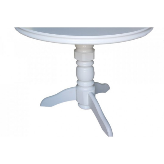 Dining folding round table 100x100 (140x100) cm ST-2 white Dining folding round table 100x100 (140x100) cm ST-2 white