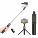 Трипод для телефону Tripod K07 Селфі-палиця з пультом Bluetooth Монопод Чорний Трипод для телефону Tripod K07 Селфі-палиця з пультом Bluetooth Монопод Чорний