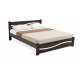 Double Bed made of pine wood 180*200 Wave MECANO color Dark walnut 5MKR010 Double Bed made of pine wood 180*200 Wave MECANO color Dark walnut 5MKR010