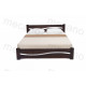 Double Bed made of pine wood 180*200 Wave MECANO color Dark walnut 5MKR010 Double Bed made of pine wood 180*200 Wave MECANO color Dark walnut 5MKR010