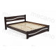 Double Bed made of pine wood 180*200 Wave MECANO color Dark walnut 5MKR010 Double Bed made of pine wood 180*200 Wave MECANO color Dark walnut 5MKR010
