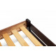 Double Bed made of pine wood 180*200 Wave MECANO color Dark walnut 5MKR010 Double Bed made of pine wood 180*200 Wave MECANO color Dark walnut 5MKR010