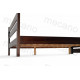 Double Bed made of pine wood 180*200 Wave MECANO color Dark walnut 5MKR010 Double Bed made of pine wood 180*200 Wave MECANO color Dark walnut 5MKR010