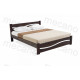 Double Bed made of pine wood 180*200 Wave MECANO color Dark walnut 5MKR010 Double Bed made of pine wood 180*200 Wave MECANO color Dark walnut 5MKR010