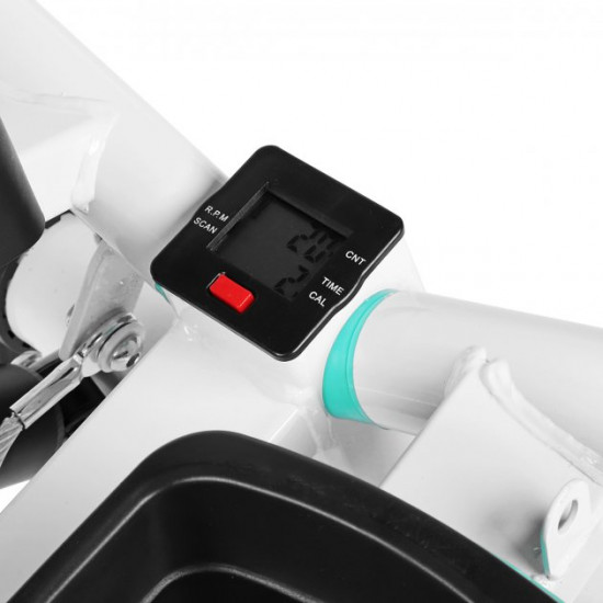 Степпер поворотный (мини-степпер) SportVida SV-HK0359 White/Turquoise Степпер поворотный (мини-степпер) SportVida SV-HK0359 White/Turquoise