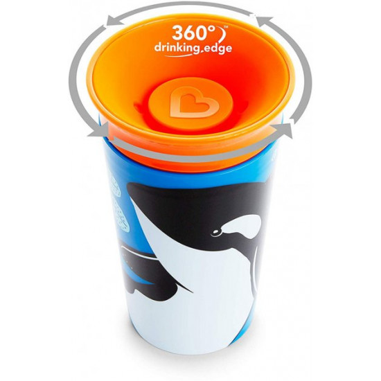 Чашка-непроливайка Munchkin Miracle 360° Sippy Косатка 266 мл (051778) Чашка-непроливайка Munchkin Miracle 360° Sippy Косатка 266 мл (051778)