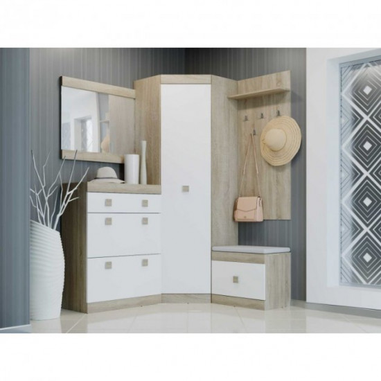 Hallway Everest Sonata Set 15 sonoma oak/white Hallway Everest Sonata Set 15 sonoma oak/white