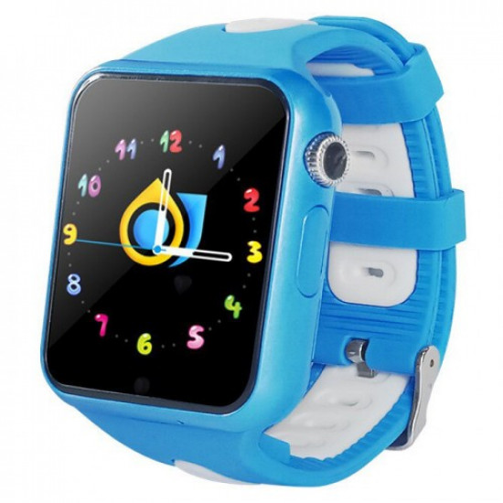 Дитячі смарт-годинник-телефон Smart Baby Watch V5K + Original блакитні Дитячі смарт-годинник-телефон Smart Baby Watch V5K + Original блакитні