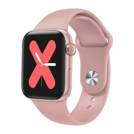 Розумний смарт-годинник Smart Watch PRO W58 (тонометр, пульс, кисень) рожевий Розумний смарт-годинник Smart Watch PRO W58 (тонометр, пульс, кисень) рожевий
