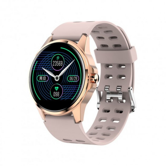 Розумний смарт-годинник фітнес Smart Watch Pro R23 (пульс) рожевий силікон Розумний смарт-годинник фітнес Smart Watch Pro R23 (пульс) рожевий силікон