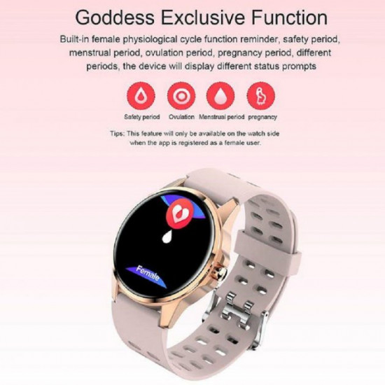 Розумний смарт-годинник фітнес Smart Watch Pro R23 (пульс) рожевий силікон Розумний смарт-годинник фітнес Smart Watch Pro R23 (пульс) рожевий силікон
